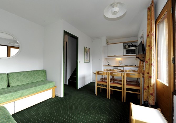 2 Pièces 6 personnes Cabine . - Appartements Necou . - Les Menuires Reberty 2000