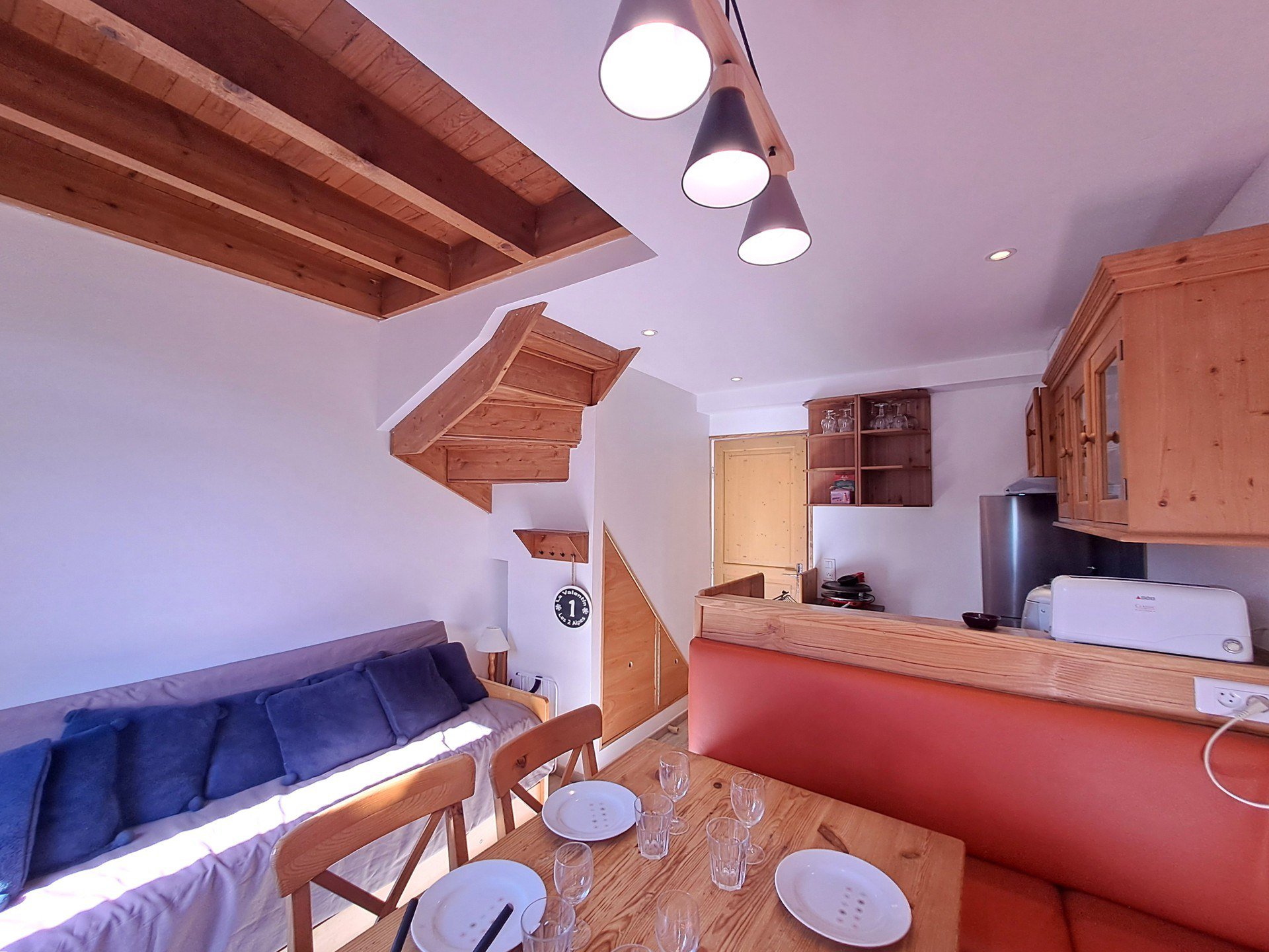 3 kamers 6 personen Comfort - Appartements LES ESPACES - Les Deux Alpes Venosc