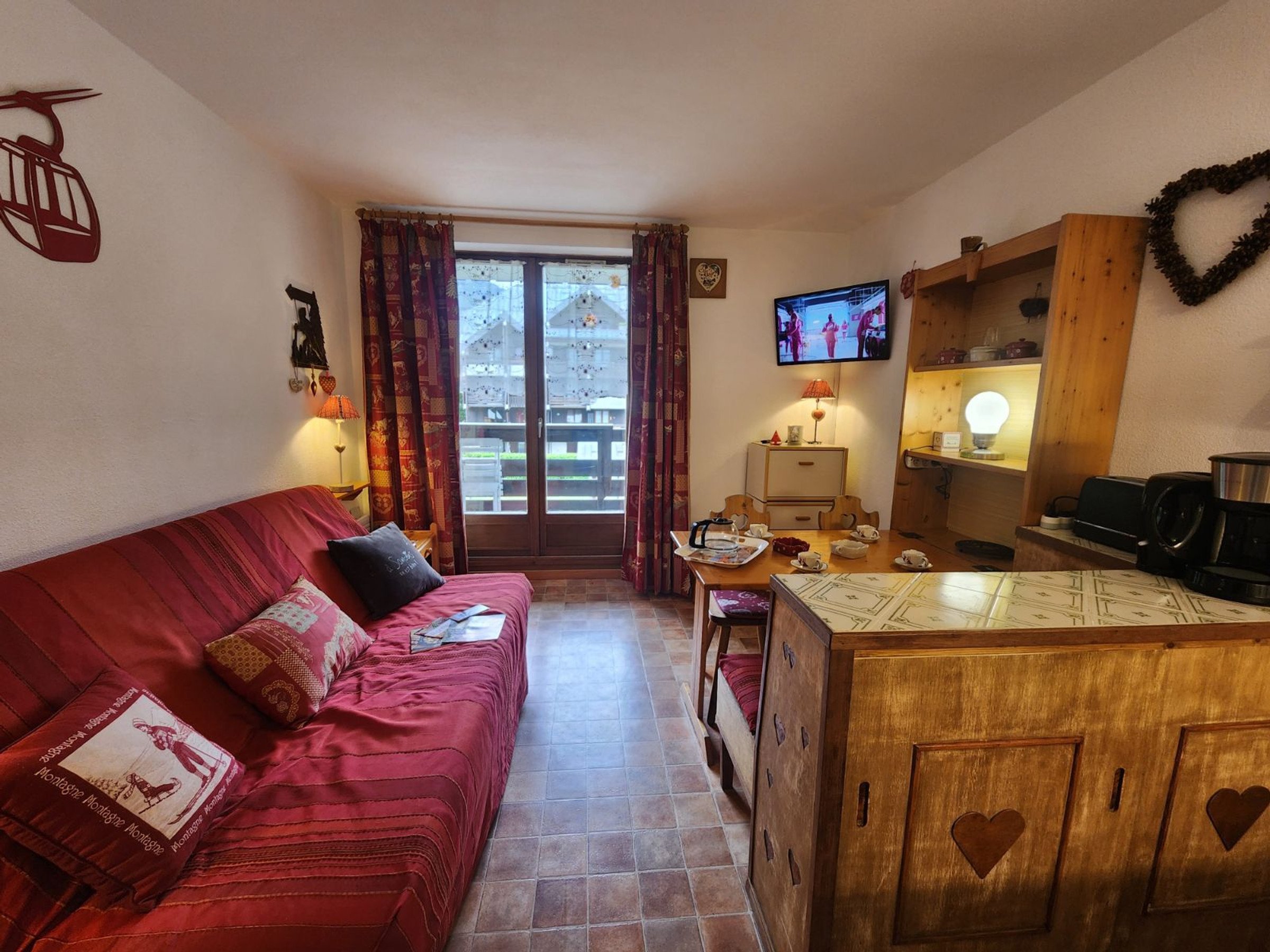 Studio 4 personnes avec balcon - Résidence LE SEPTIMONTAIN - Samoëns