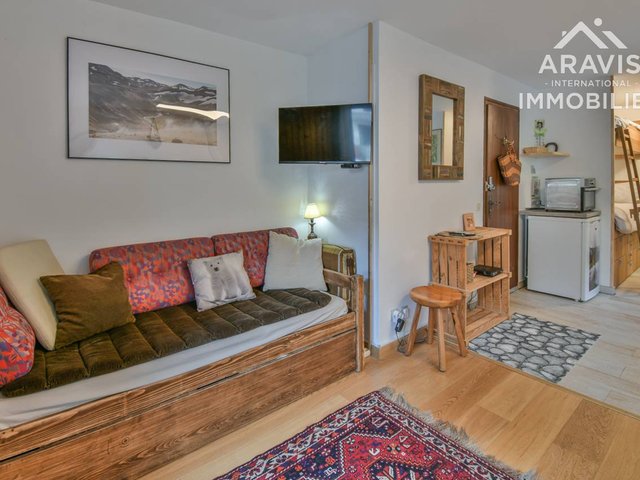 Charmant appart 4 pers proche centre avec balcon et rangements FR-1-391-170 - Le Grand Bornand