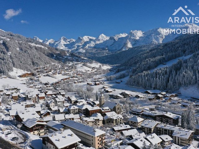 Charmant appart 4 pers proche centre avec balcon et rangements FR-1-391-170 - Le Grand Bornand
