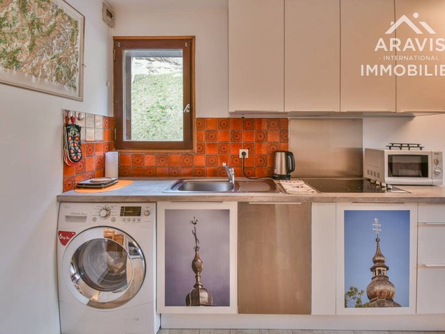 Charmant appart 4 pers proche centre avec balcon et rangements FR-1-391-170 - Le Grand Bornand