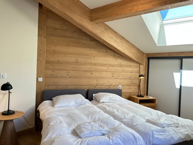 Luxueux appartement au cœur des Gets, proche pistes, avec terrasse, parking et services hôteliers in - Les Gets