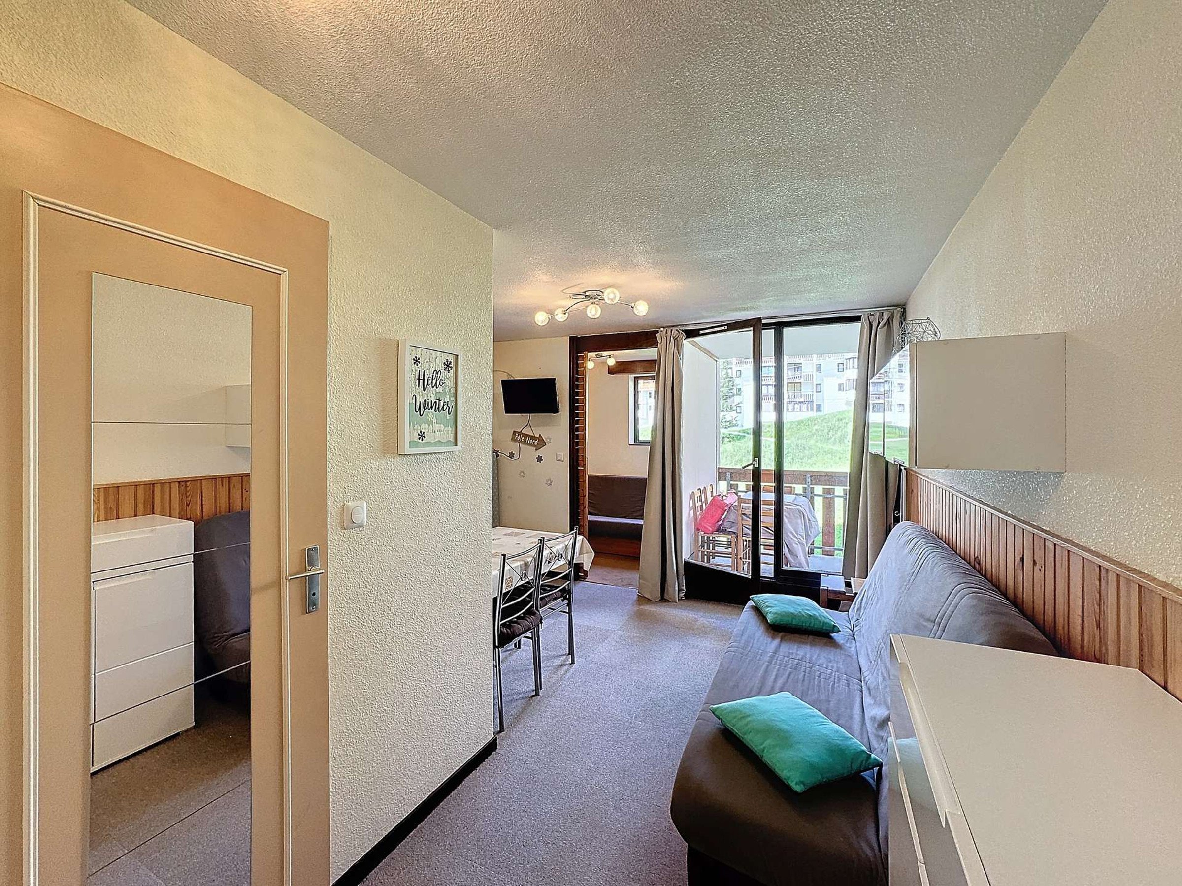 2-room apartment for 4 people with balcony - Résidence SKI SOLEIL - Les Menuires Bruyères