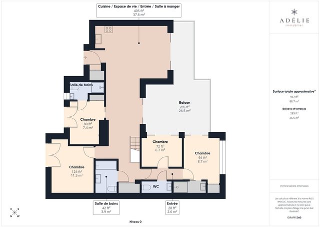 Appartement Alpages ALPD11 - La Rosière