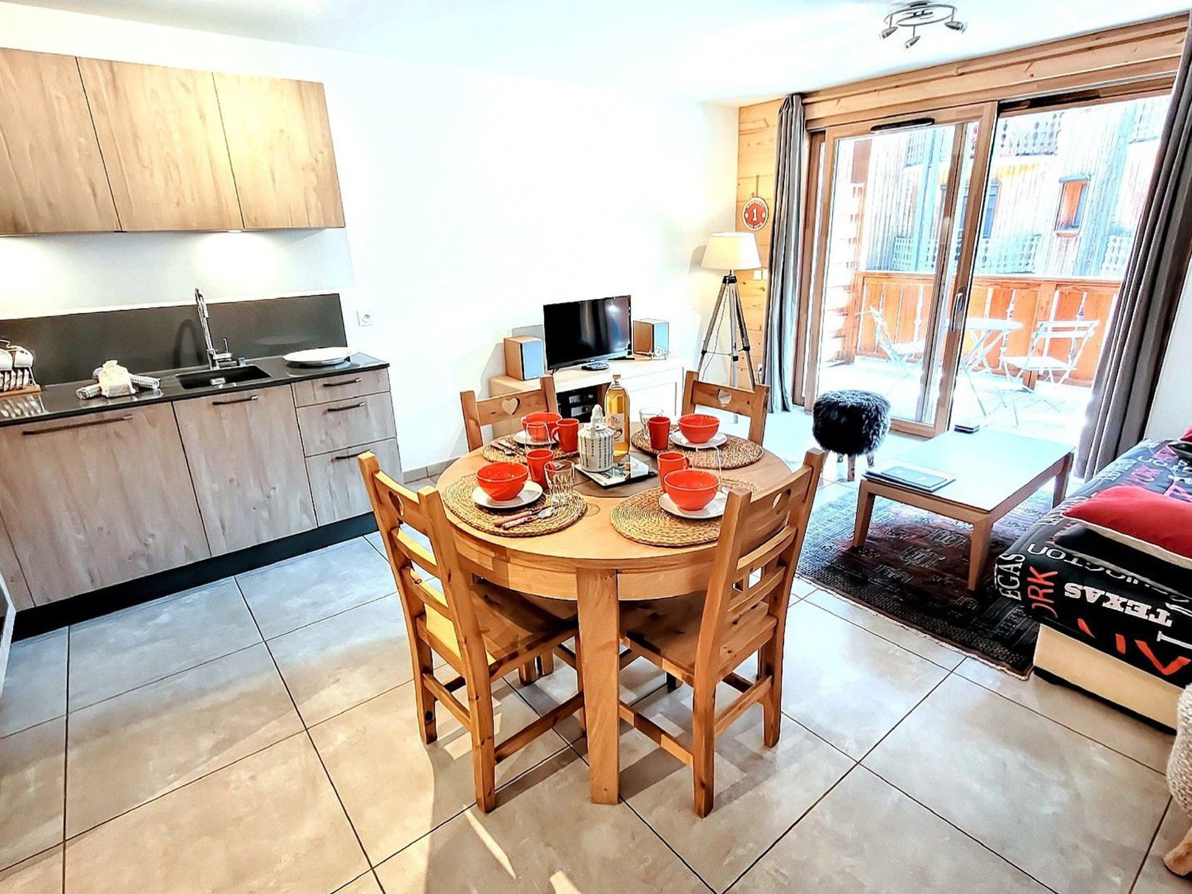 Appartement 3 pièces 4 personnes avec balcon - Résidence L'AMBRE BLANCHE - Les Gets