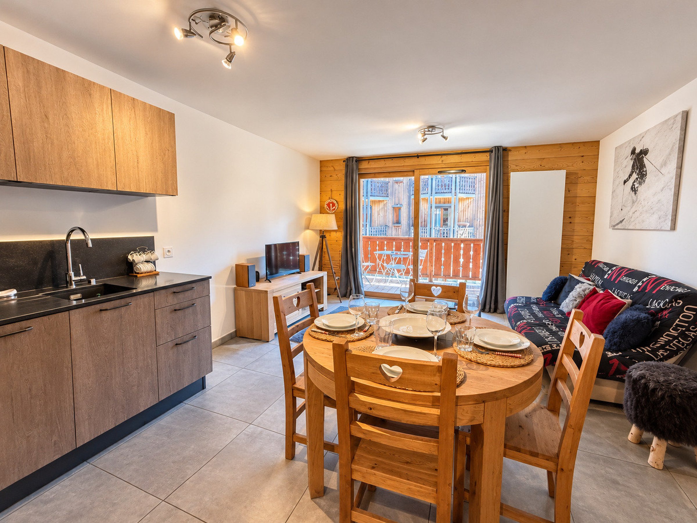 Appartement Les Gets, 2 kamers, 4 personen - Résidence L'AMBRE BLANCHE - Les Gets