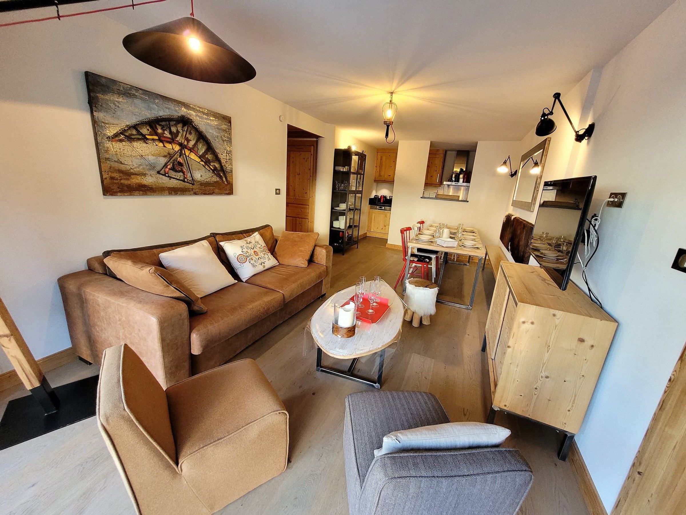 Appartement 4 pièces 8 personnes avec balcon - Résidence MONT CHERY - Les Gets