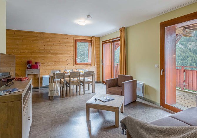3 ou 4 Pièces 8 personnes cabine ou coin montagne - Résidence Les Epinettes 4* OS - Vaujany