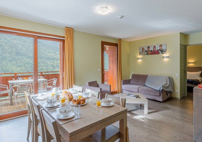 2 pièces 6 personnes coin montagne ou cabine - Résidence Les Epinettes 4* OS - Vaujany