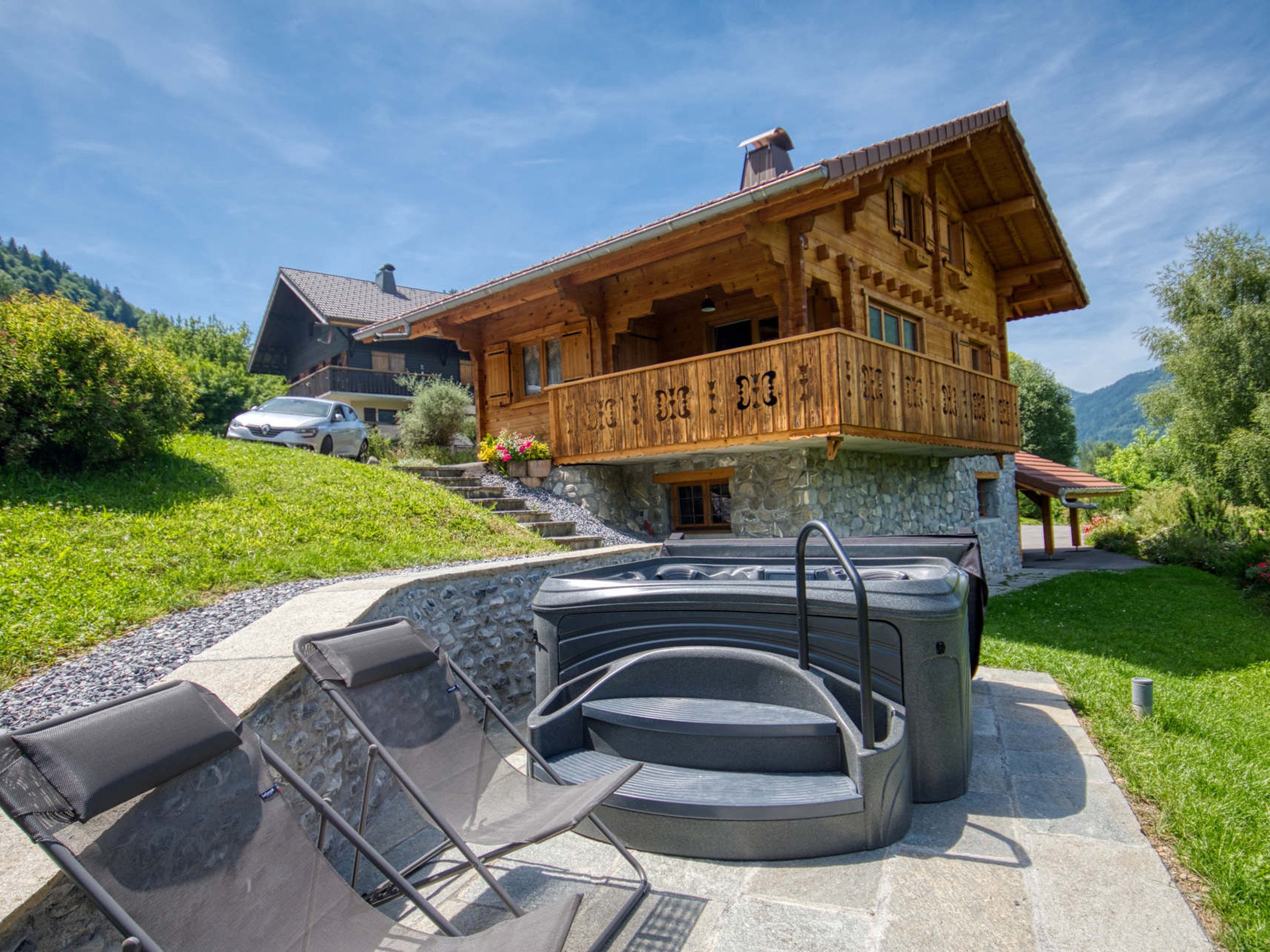 Chalet 6 rooms 9 people with hot tub - CHALET LES LUPINS - Morillon Village