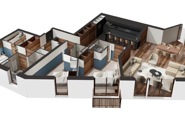 Appartement Courchevel 1650, 4 pièces, 8 personnes - Courchevel 1650