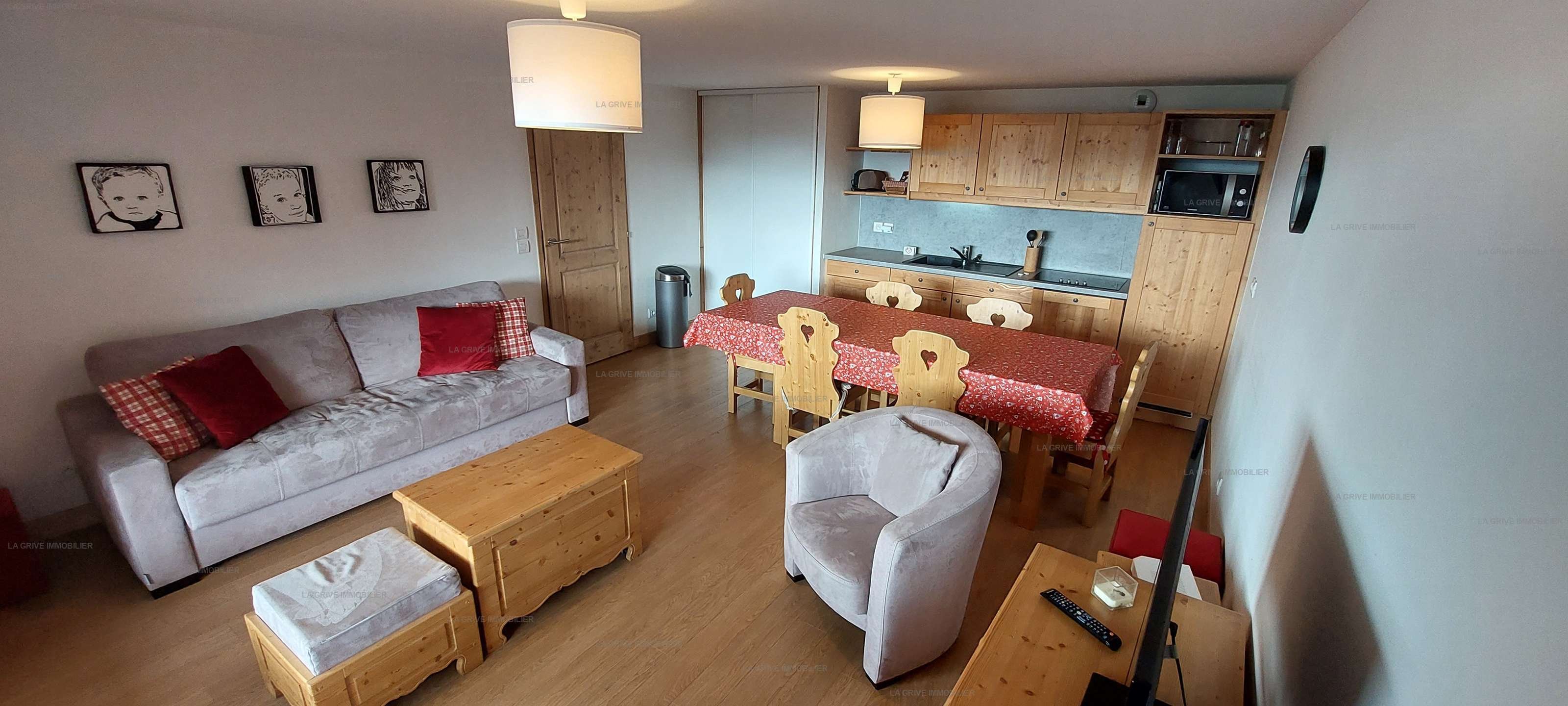 3 pièces 8 personnes - Appartement Cordettes DETTE4 - Plan Peisey