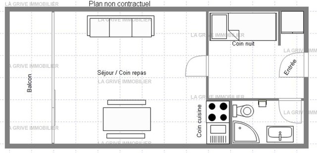Appartement Aliet ALIET15 - Plan Peisey