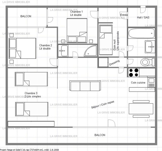 Appartement Neige Et Soleil CNEIL16 - Peisey-Nancroix