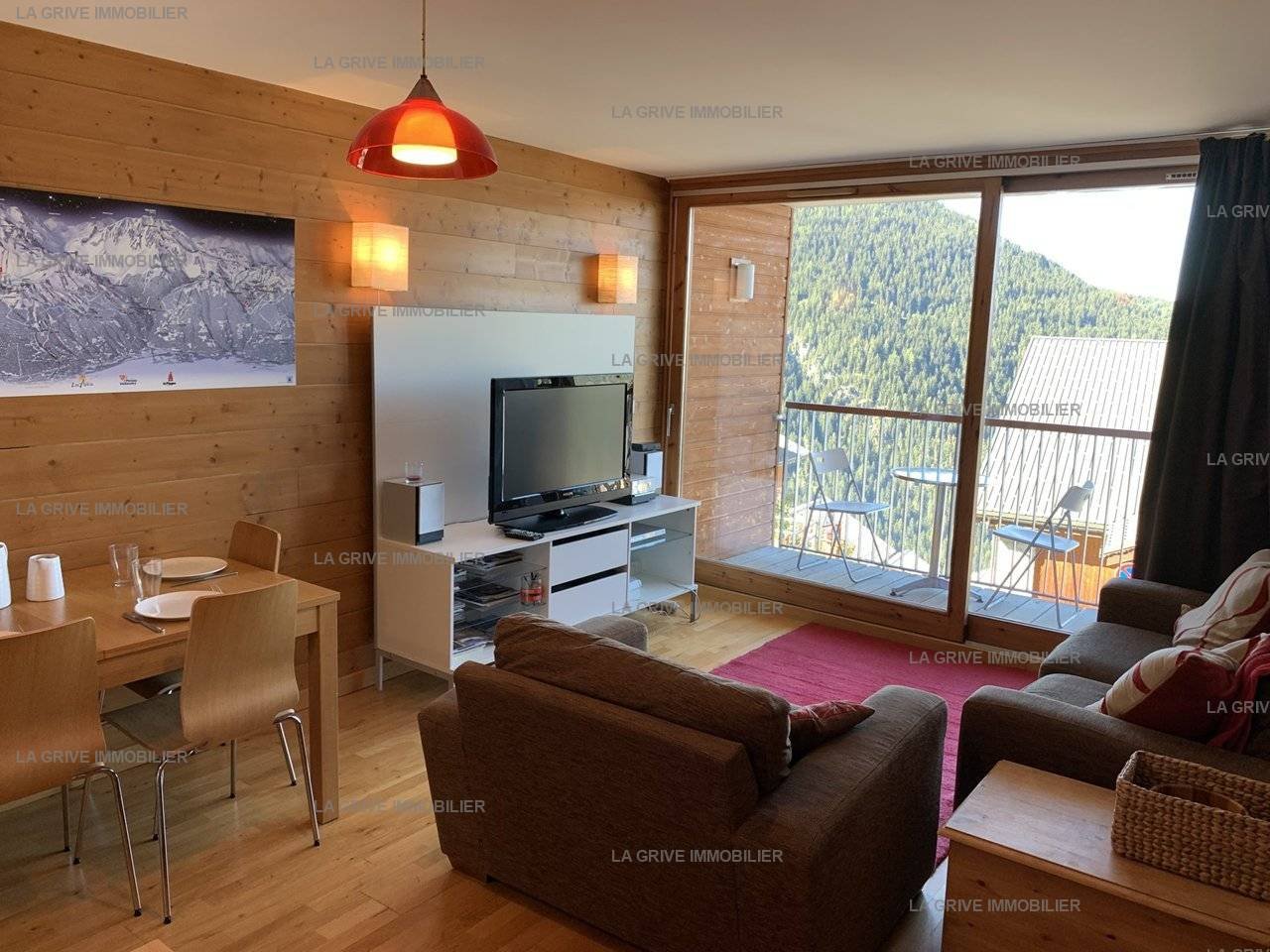 3 kamers 4 personen - Appartement Les Melezes ZES6 - Plan Peisey