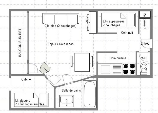 Appartement Praz De L'ours B PURSII13 - Vallandry
