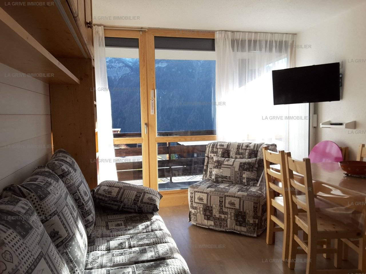 2 pièces 5 personnes - Appartement Belvedere DER42 - Plan Peisey