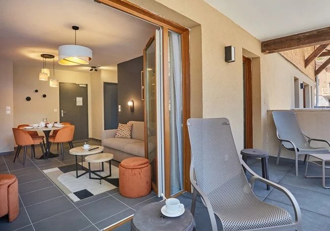 2 Pièces 6 personnes Cabine Vue Montagne - Résidence Prestige Odalys Le Mont d'Auron - Auron