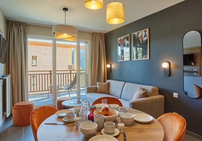 3 Pièces 8 personnes Vue Montagne NANR - Résidence Prestige Odalys Le Mont d'Auron - Auron