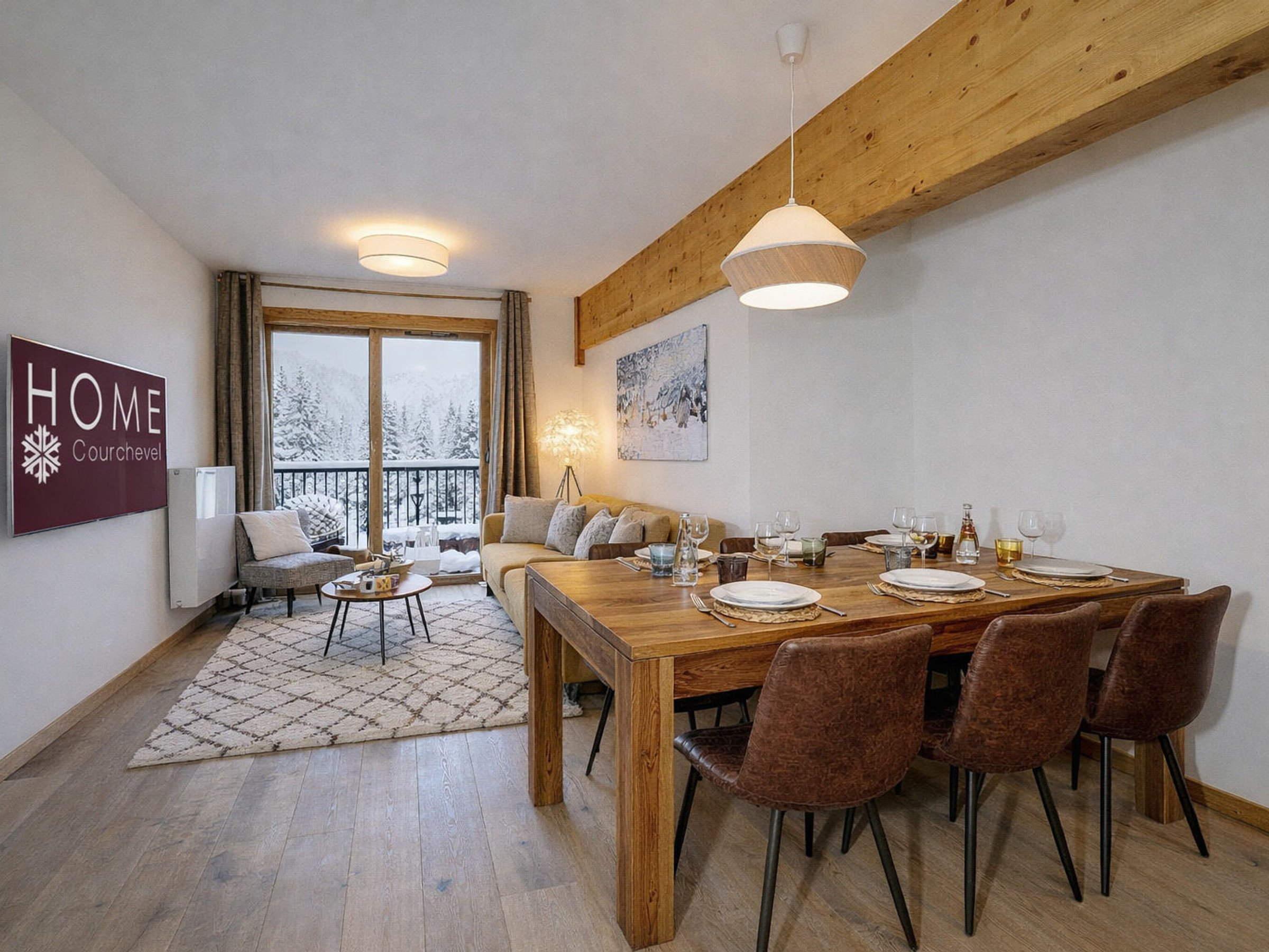 Appartement 4 kamers 6 personen - Résidence ARIONDAZ   - Courchevel 1650