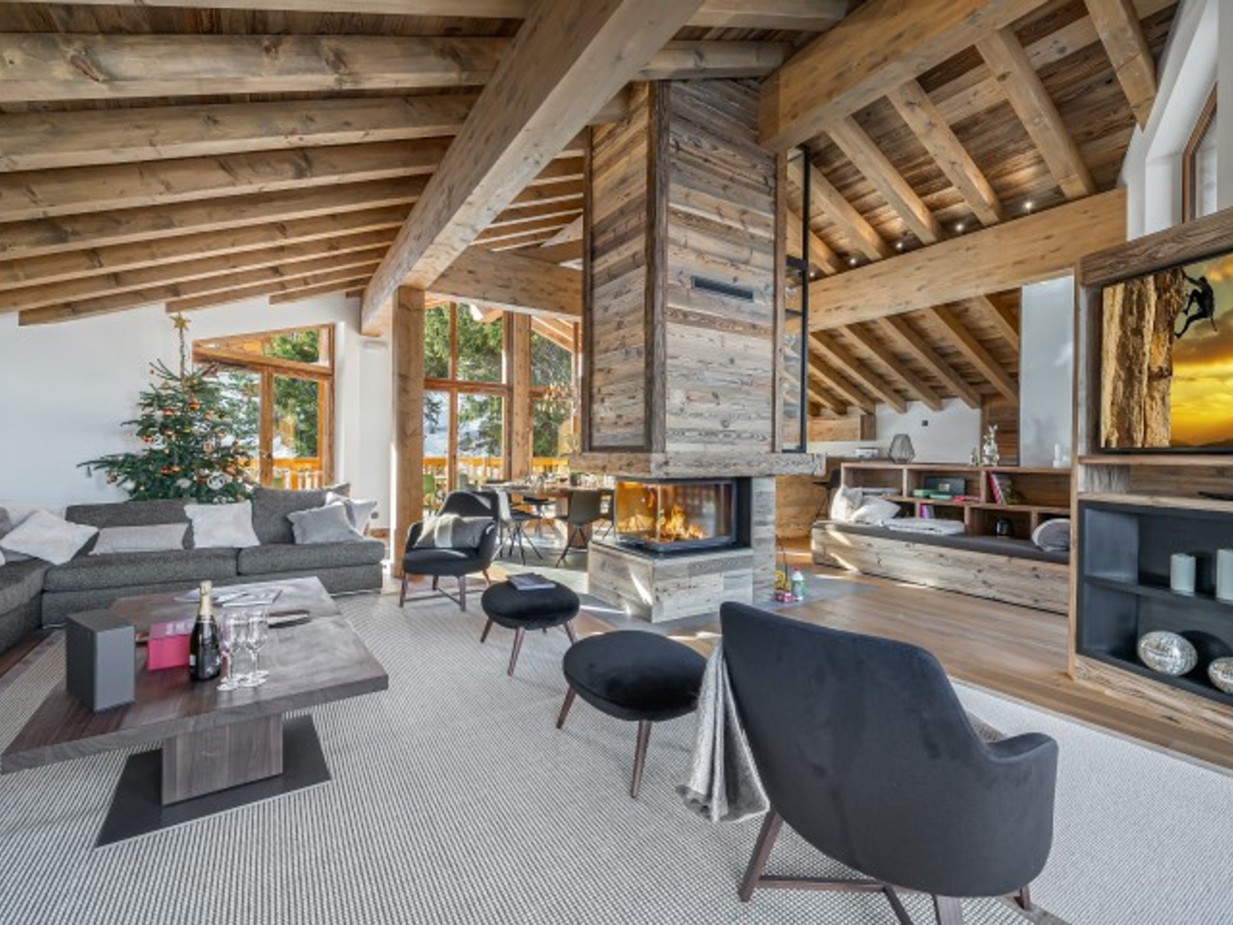 Chalet 10 rooms 14 people with sauna - LES CHALETS DU STELVIO - Courchevel 1650
