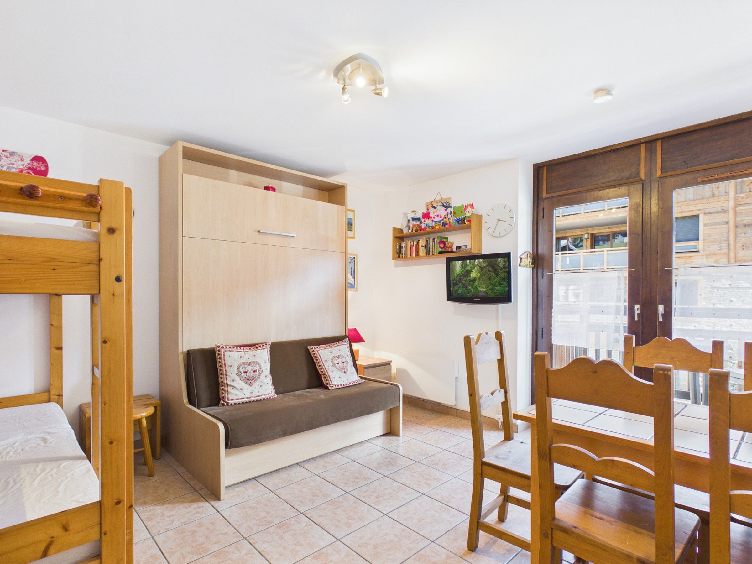 Studio 4 personnes avec balcon - Résidence LE NABOR - Les Gets