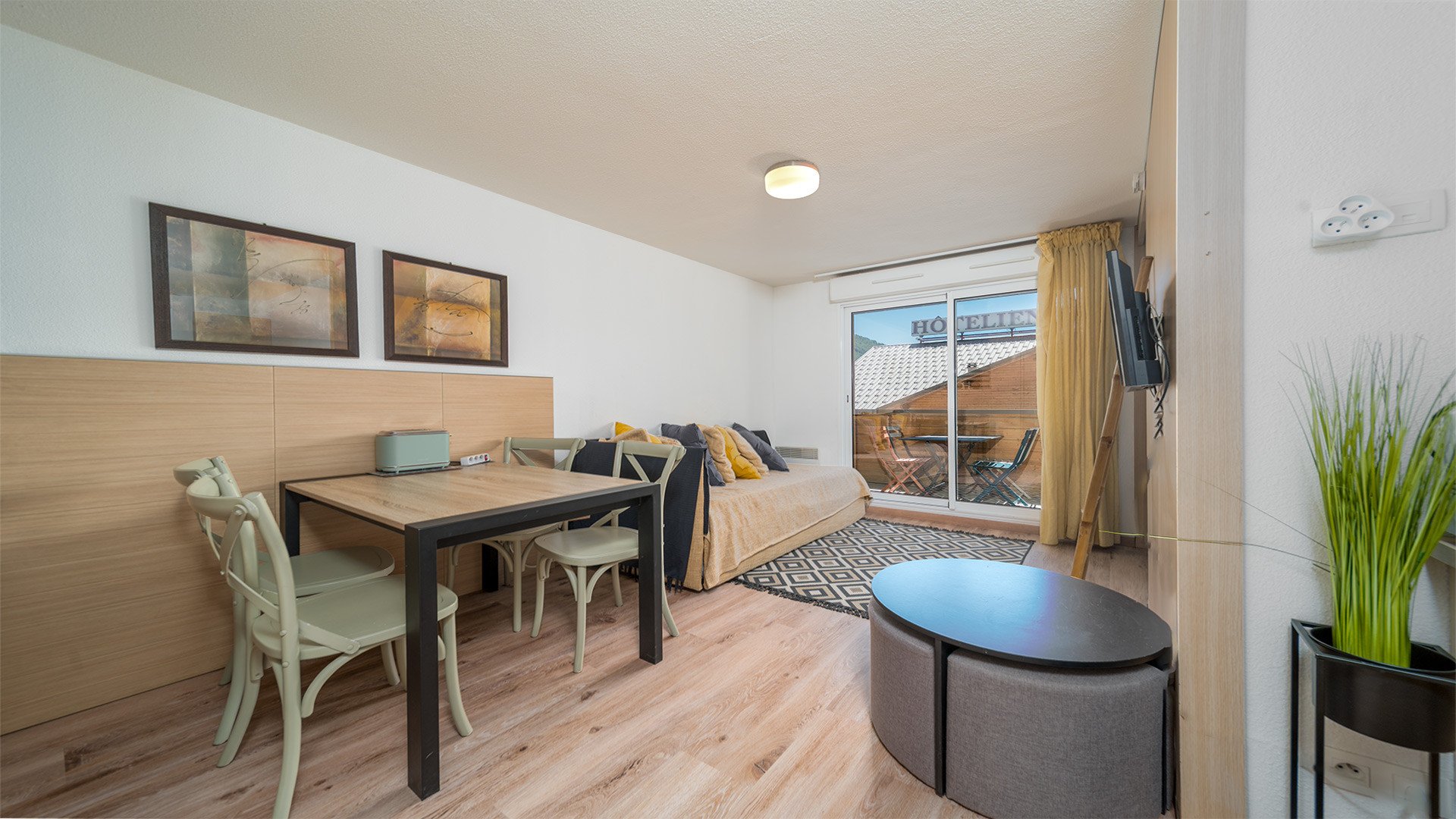 2 pièces 6 personnes vue montagne - Appartement C. du Verdon N°3501 - 3P6C - La Foux d'Allos