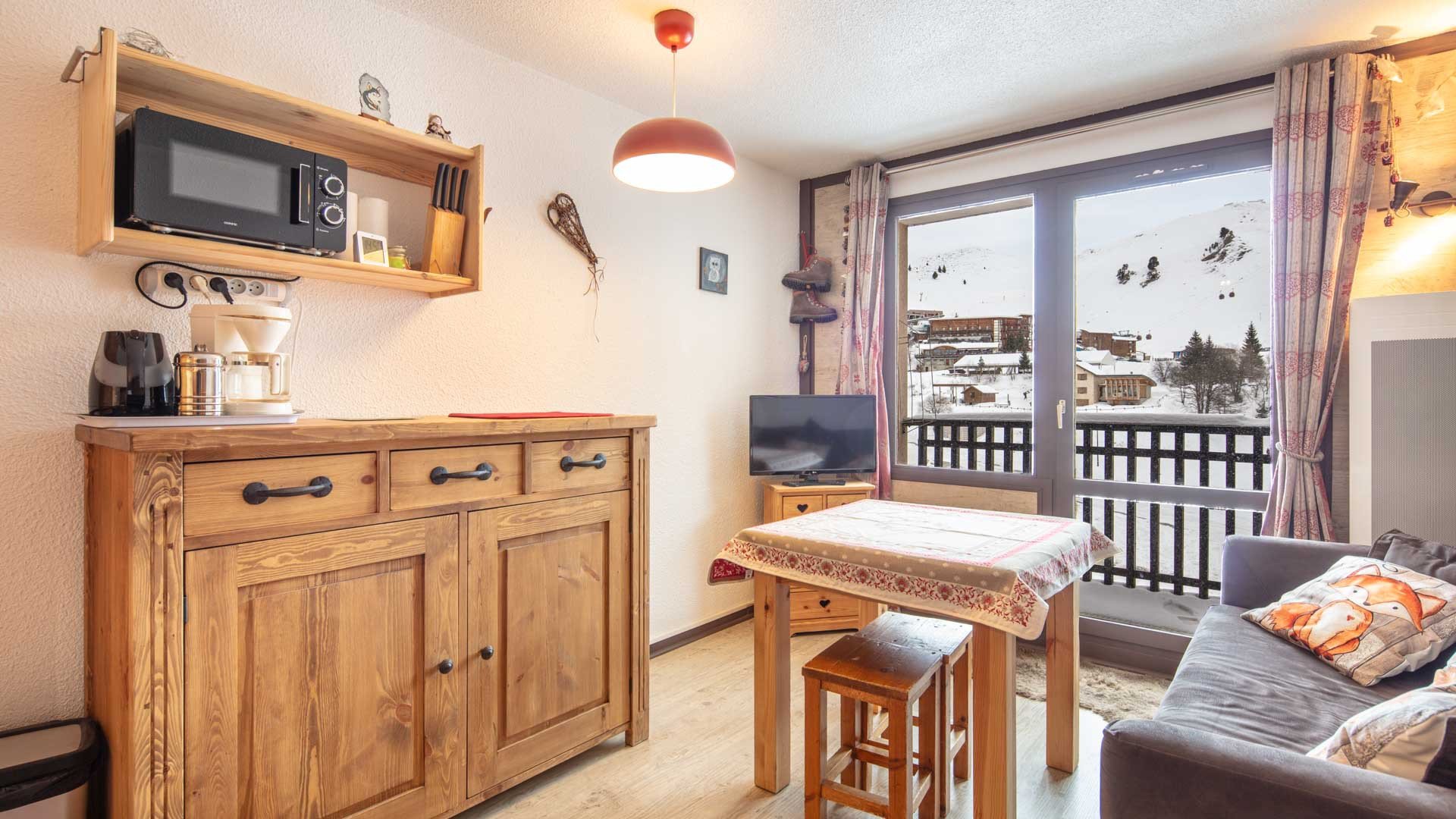 Studio 4 personnes vue montagne et vue pistes de ski - Studio LE VERNON 1027 - Appt premium 4 pers - Chamrousse