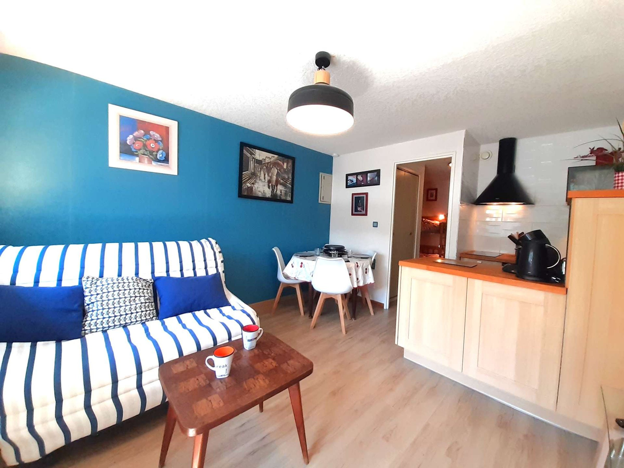 Studio 4 personnes avec balcon - Résidence BEL AURE 1 - Saint Lary Soulan