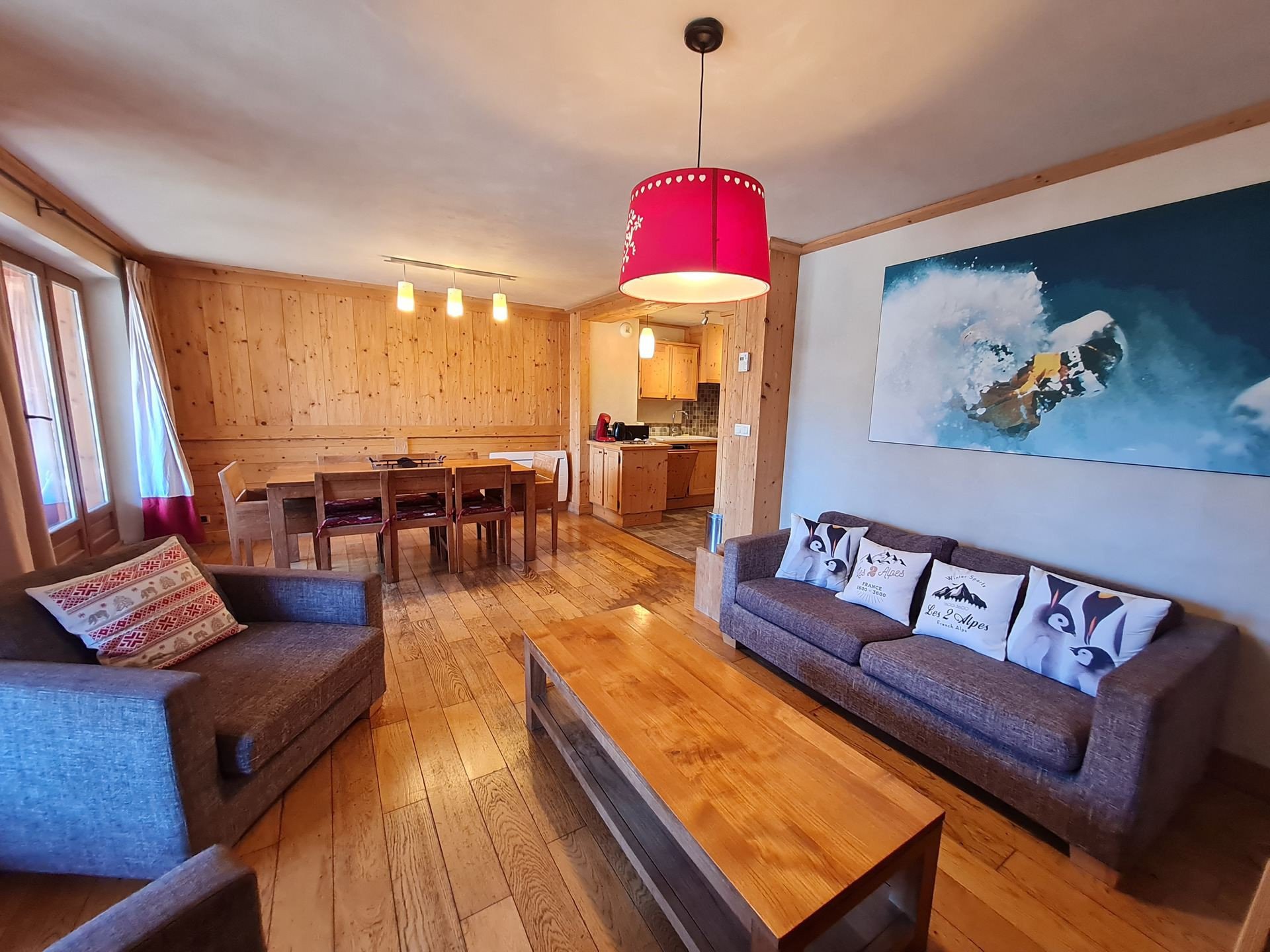 3 kamers 8 personen uitzicht op de bergen - Appartement Cortina N°21 - 4P8 - Les Deux Alpes Venosc