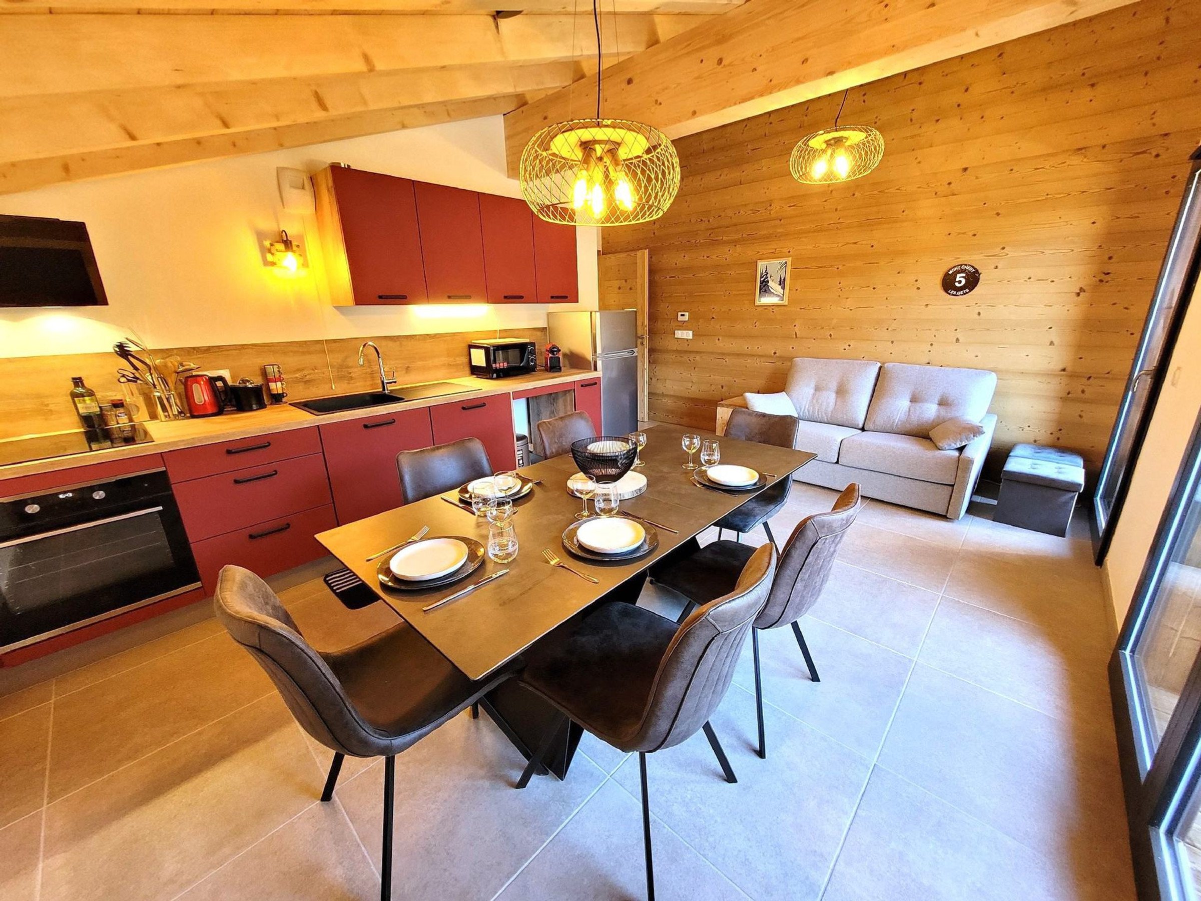 Appartement 3 pièces 6 personnes avec balcon - Résidence LE HAMEAU DES CORNUTS - Les Gets