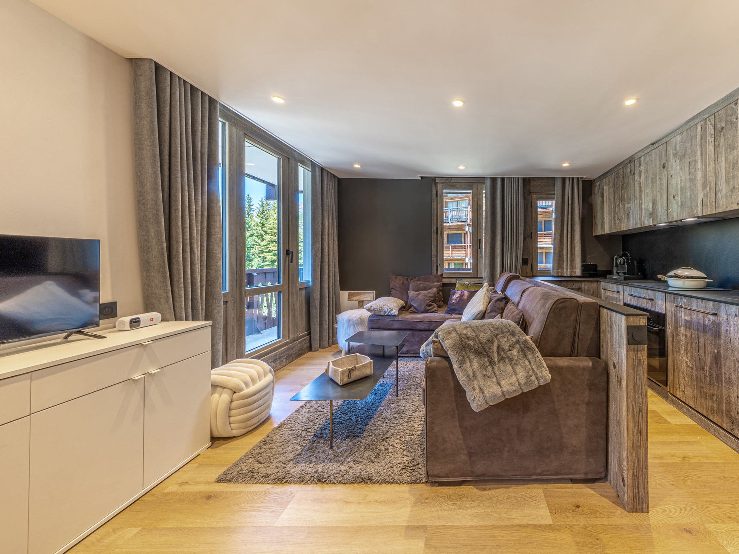 4-room apartment for 6 people with balcony - Résidence HAUTS DU ROGONEY - Val d'Isère Centre
