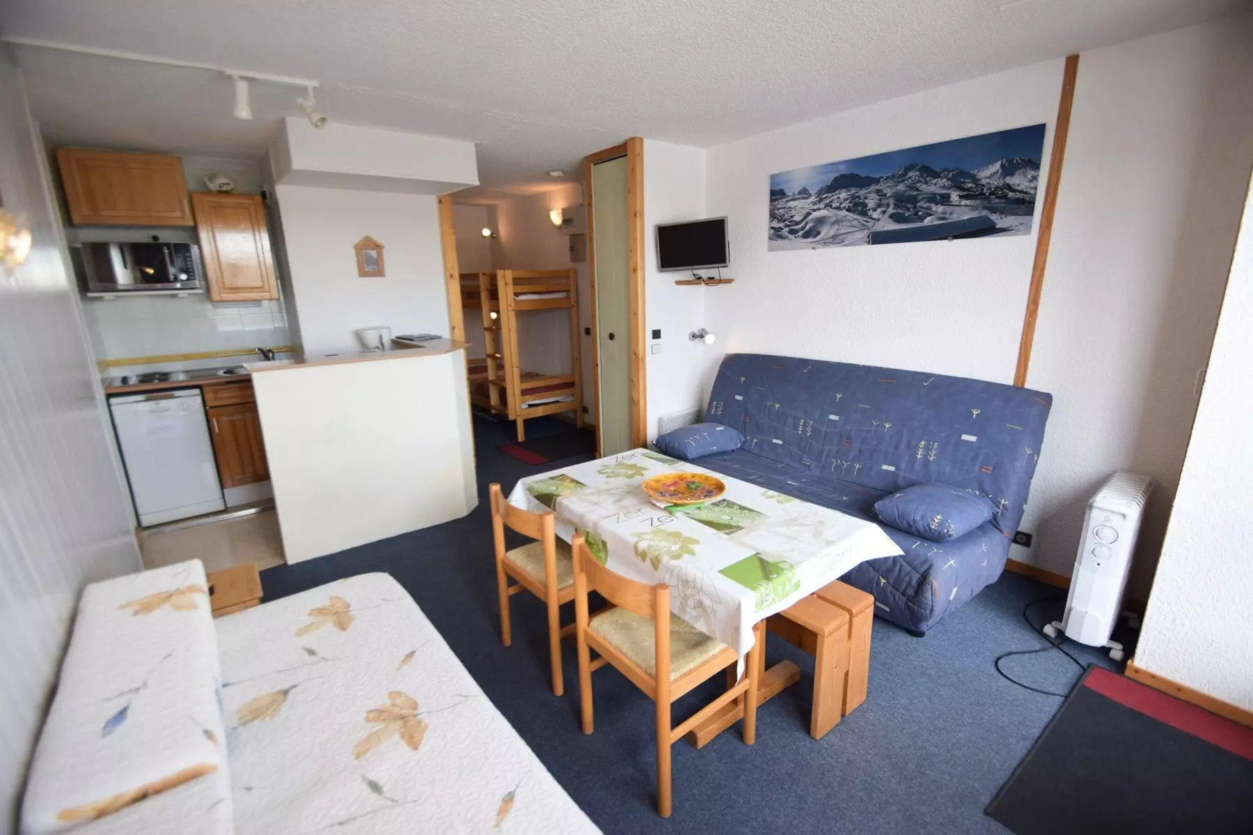 2 Pièces pour 5 Personnes - Résidence Le Squaw Valley - Plagne Soleil
