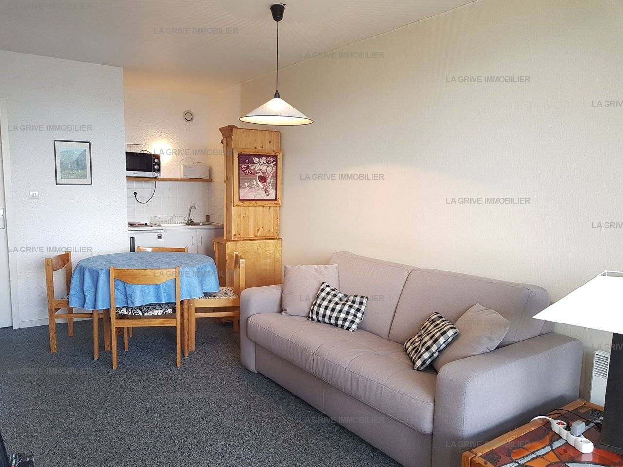 Studio 4 personen - Appartement Aiguille Grive GRI62 - Plan Peisey