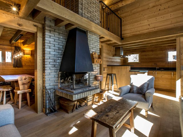 Chalet indépendant haut de gamme avec cheminée, grande terrasse, proche des pistes à Val-d'Isère FR- - Val d’Isère Centre