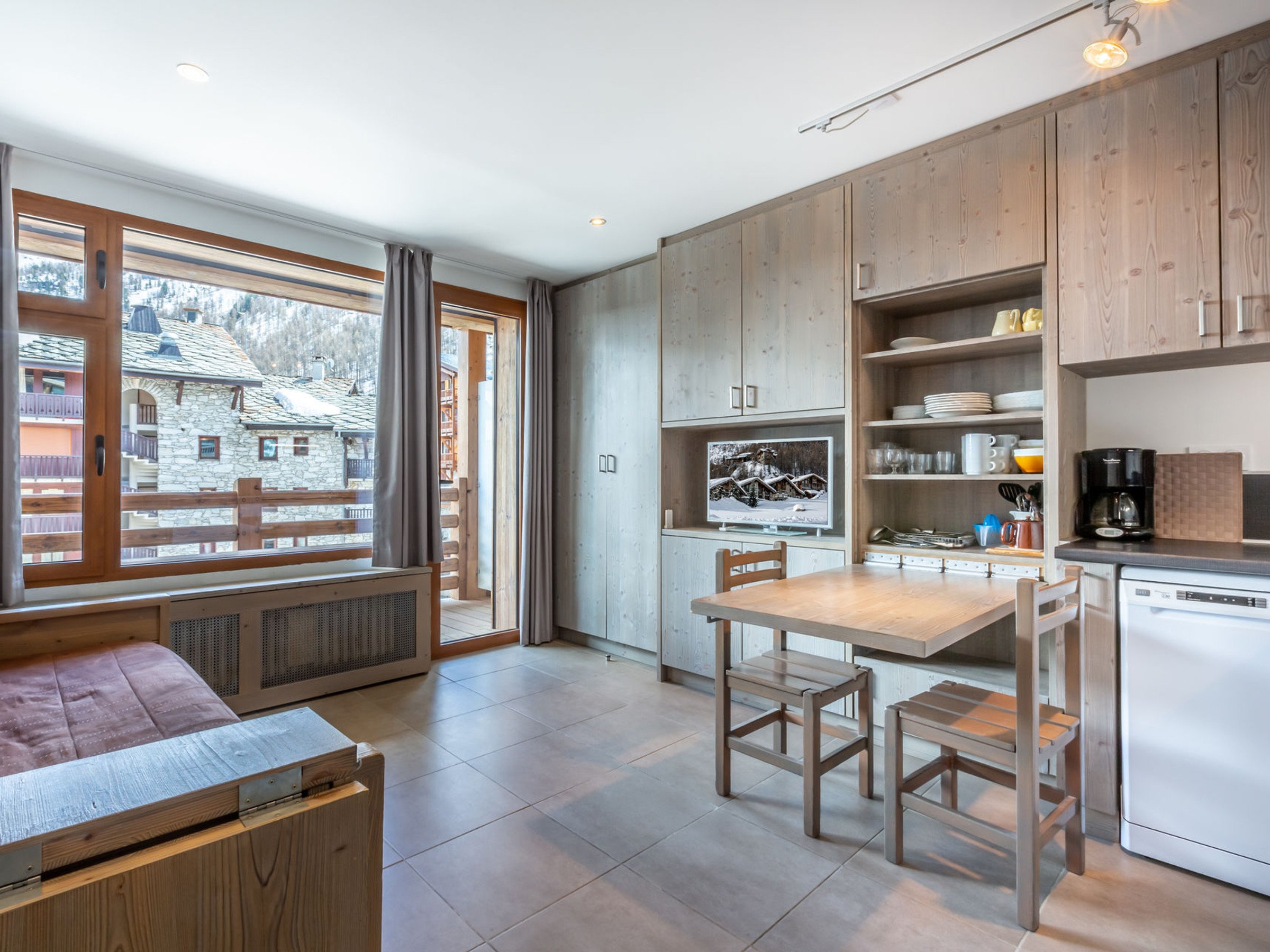 Studio 4 personen met balkon - Résidence GRAND COCOR - Val d’Isère Centre