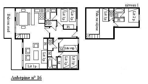 Appartement Aubepine MRB040-16 - Méribel Centre 1600 