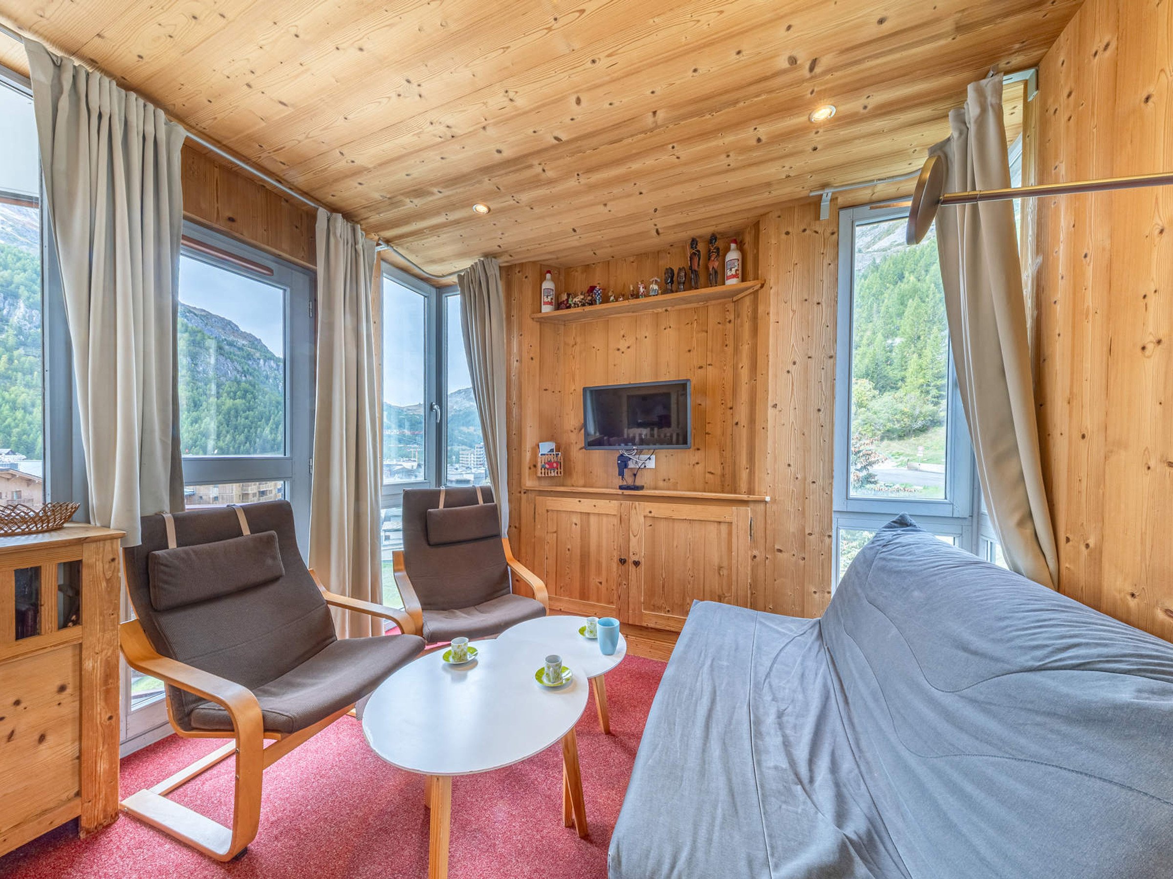 Appartement 3 kamers 4 personen met balkon - Résidence THOVEX A1 - Val d’Isère Centre