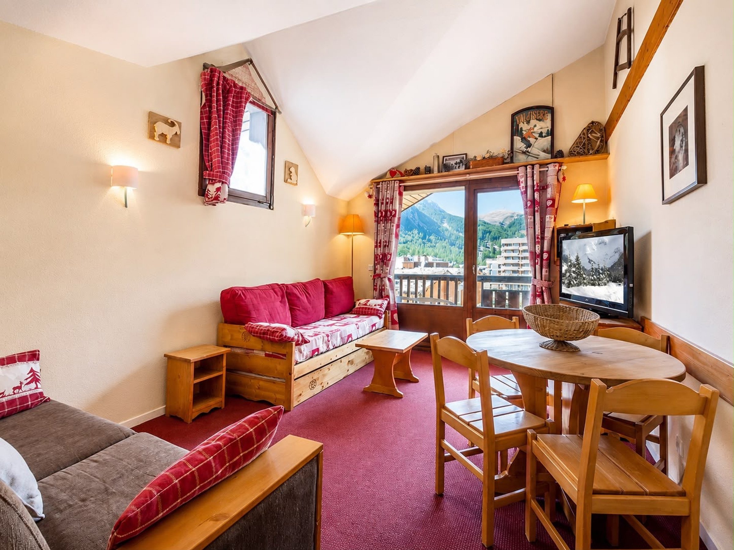 Studio 5 personen met balkon - Résidence ROCHER SOLEIL - Val d’Isère Centre