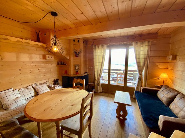 Appartement T3 Duplex - 6 pers - Vue Lac, Cheminée, Parking FR-1-758-33 - Les Angles