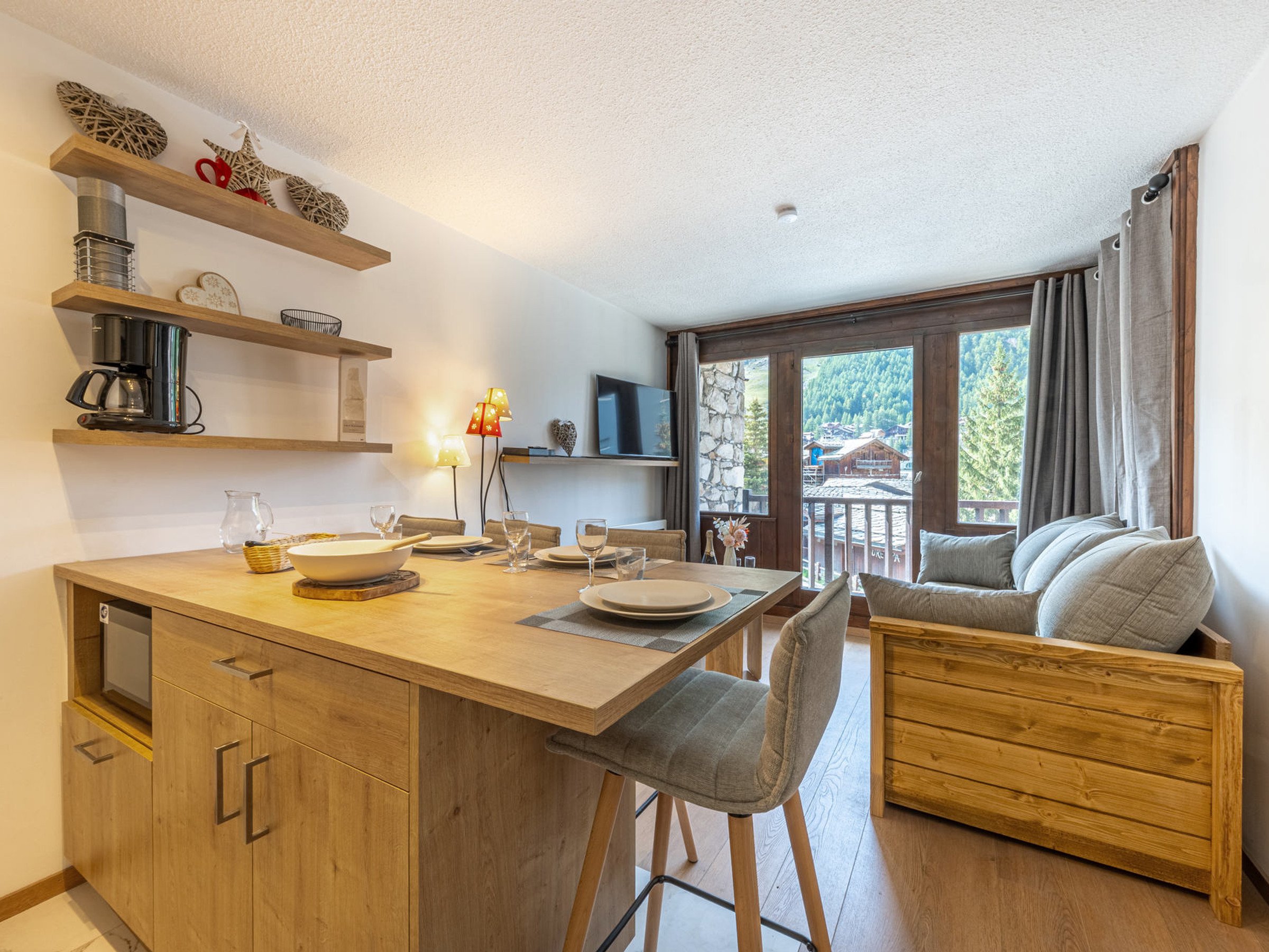 2-room apartment for 4 people with balcony - Résidence VAL D'ISERE VILLAGE B - Val d’Isère Centre