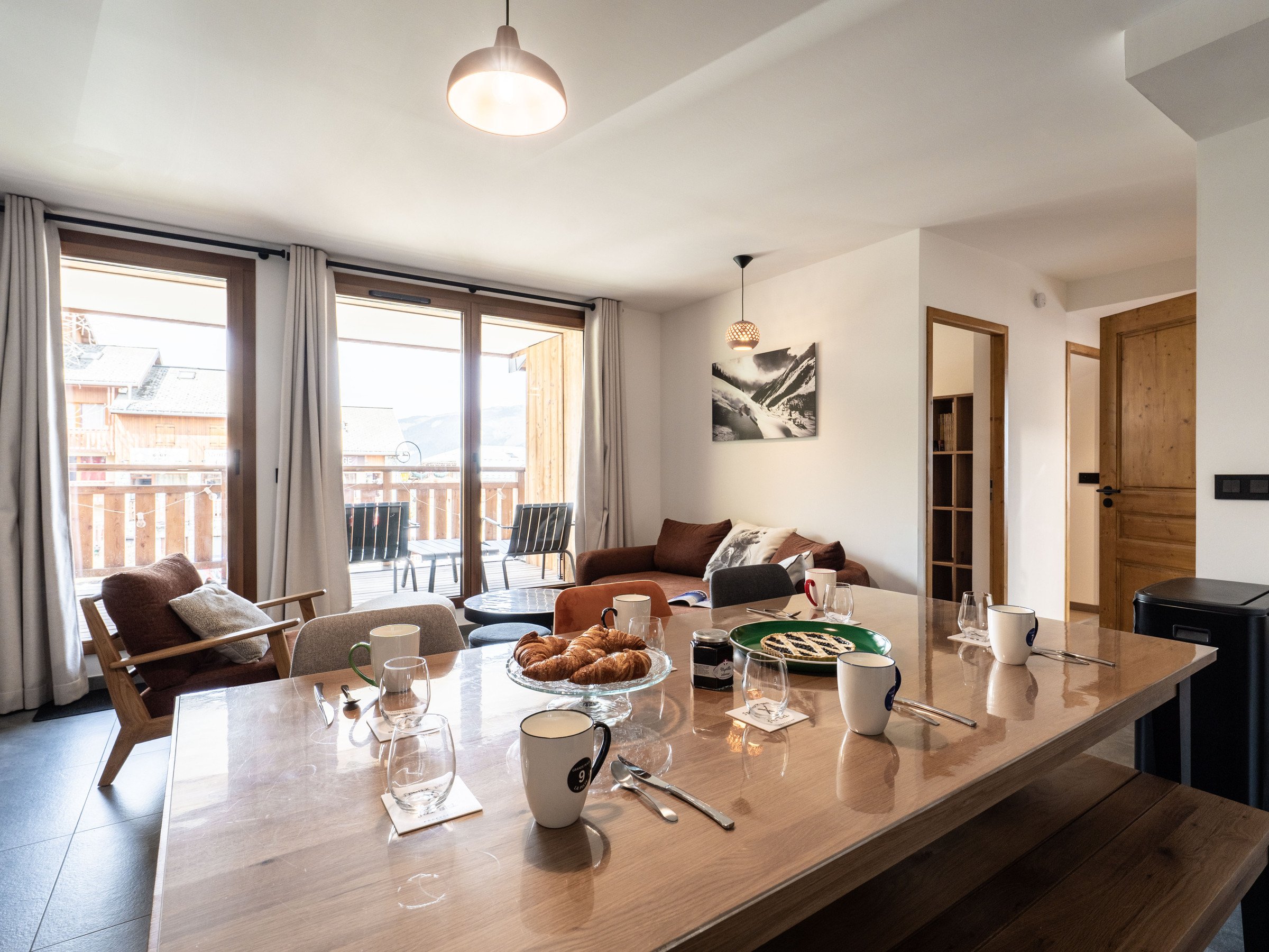Appartement 4 pièces 6 personnes avec balcon - RESIDENCE LE M - Plagne Montalbert