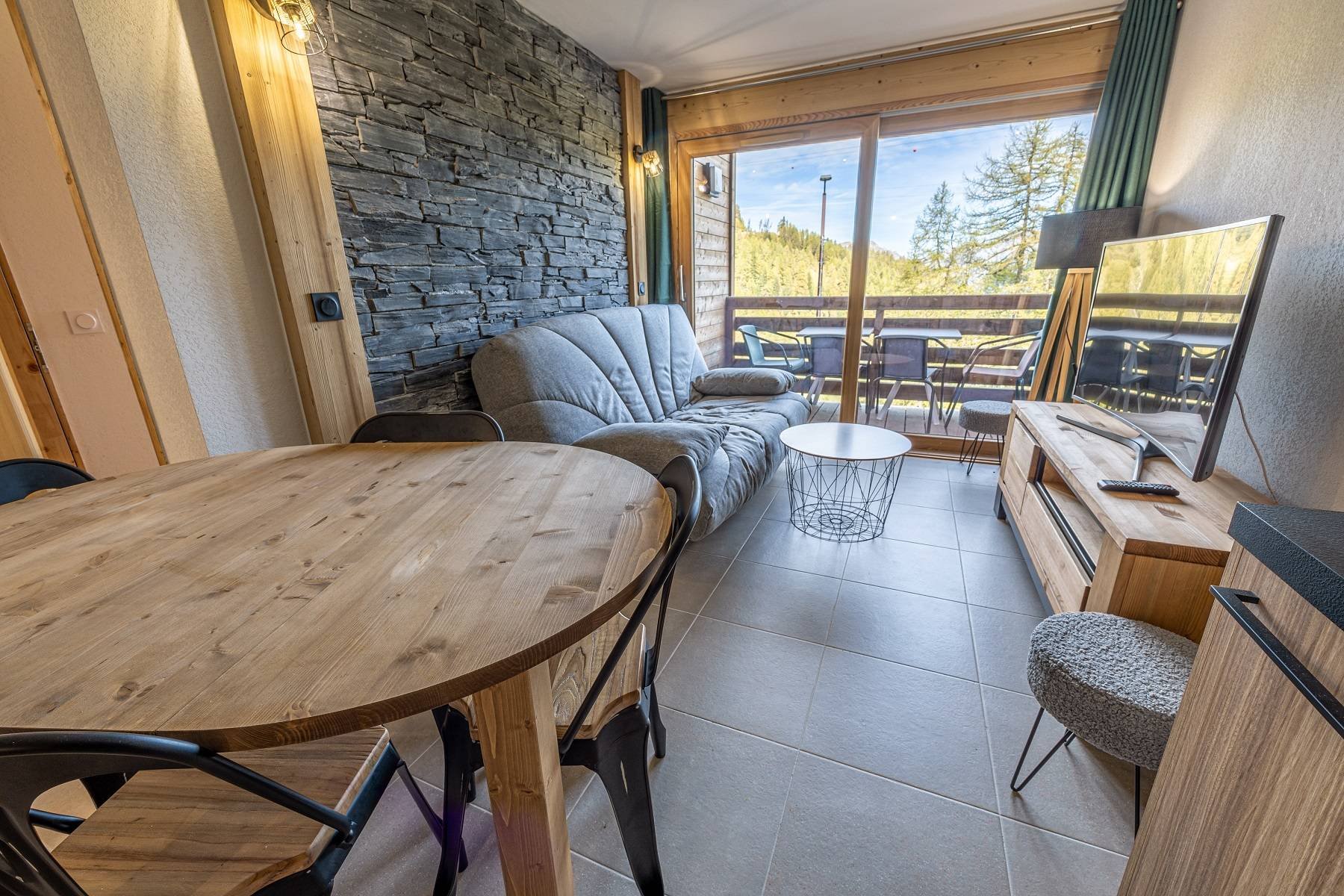 2 pièces 4 personnes - Appartement Alpine Loft LP-LOFT3 - Plagne Centre