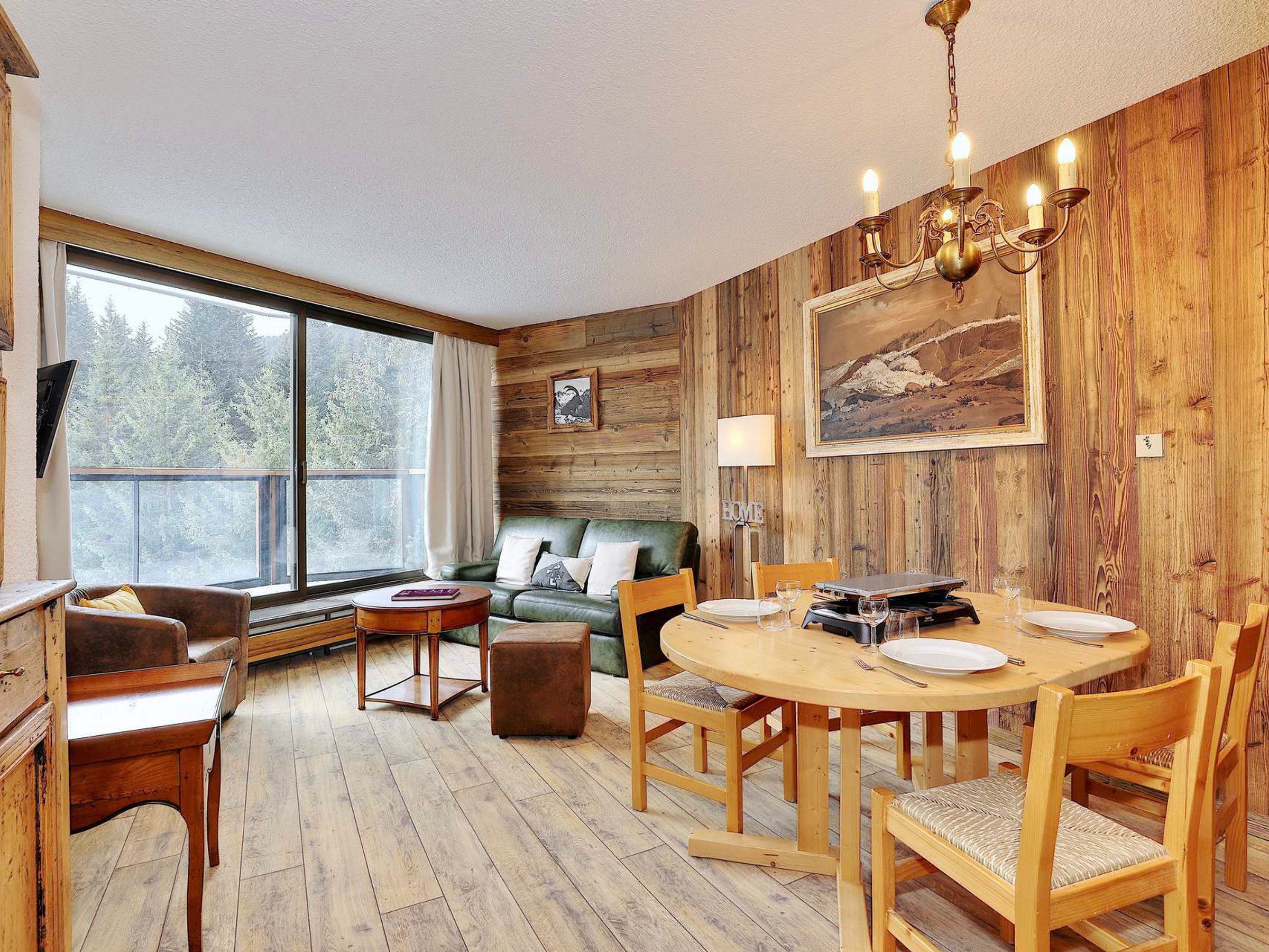 Appartement 2 kamers 4 personen met balkon - Résidence DOMAINE DU JARDIN ALPIN - Courchevel 1850