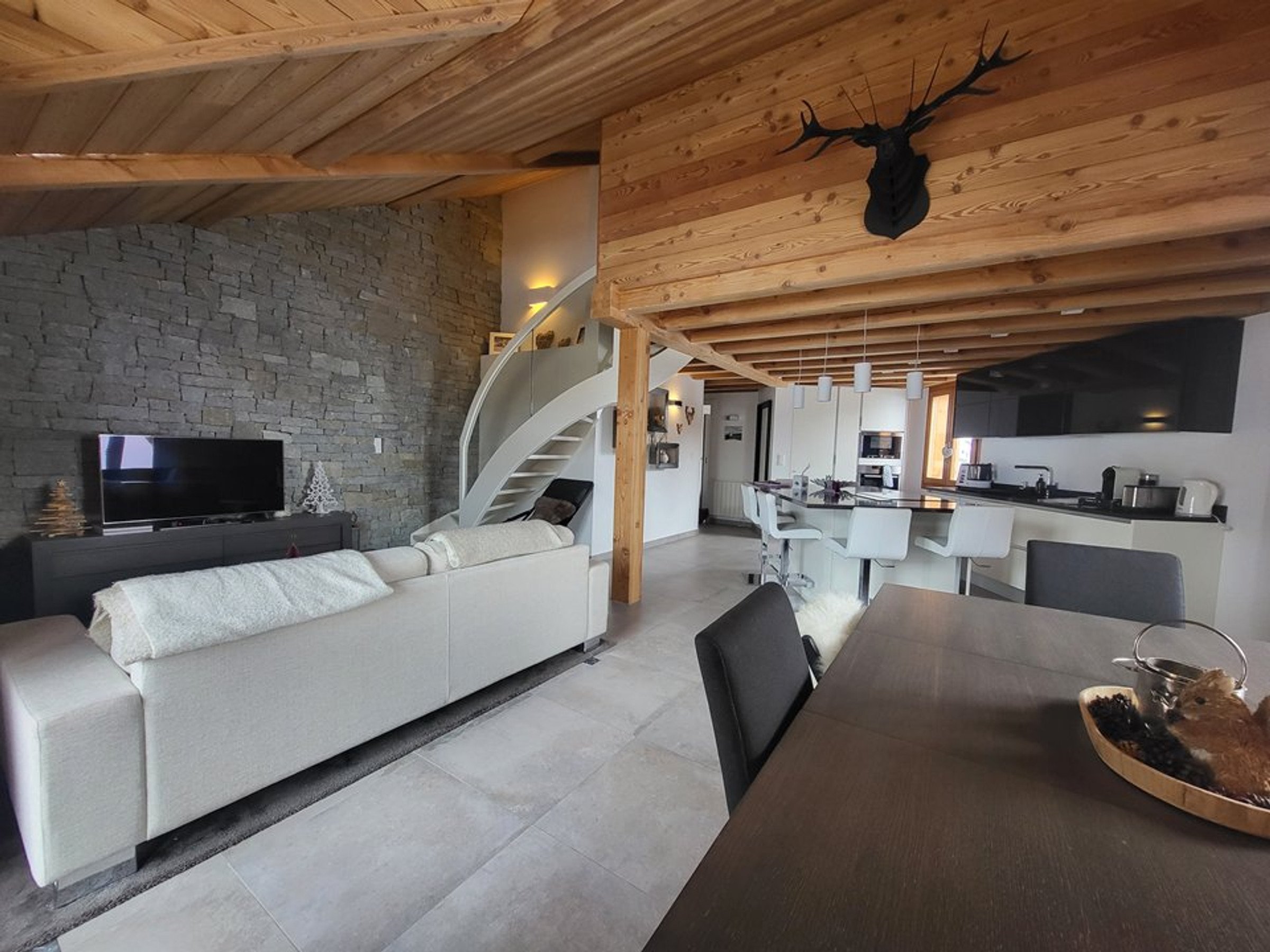 Appartement 4 pièces 6 personnes avec balcon - Résidence Granges Catharina - Montgenèvre