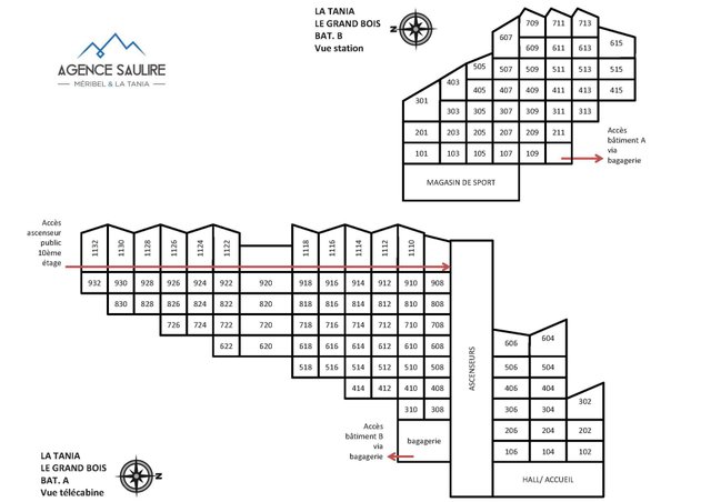 Appartements GRAND BOIS B - La Tania