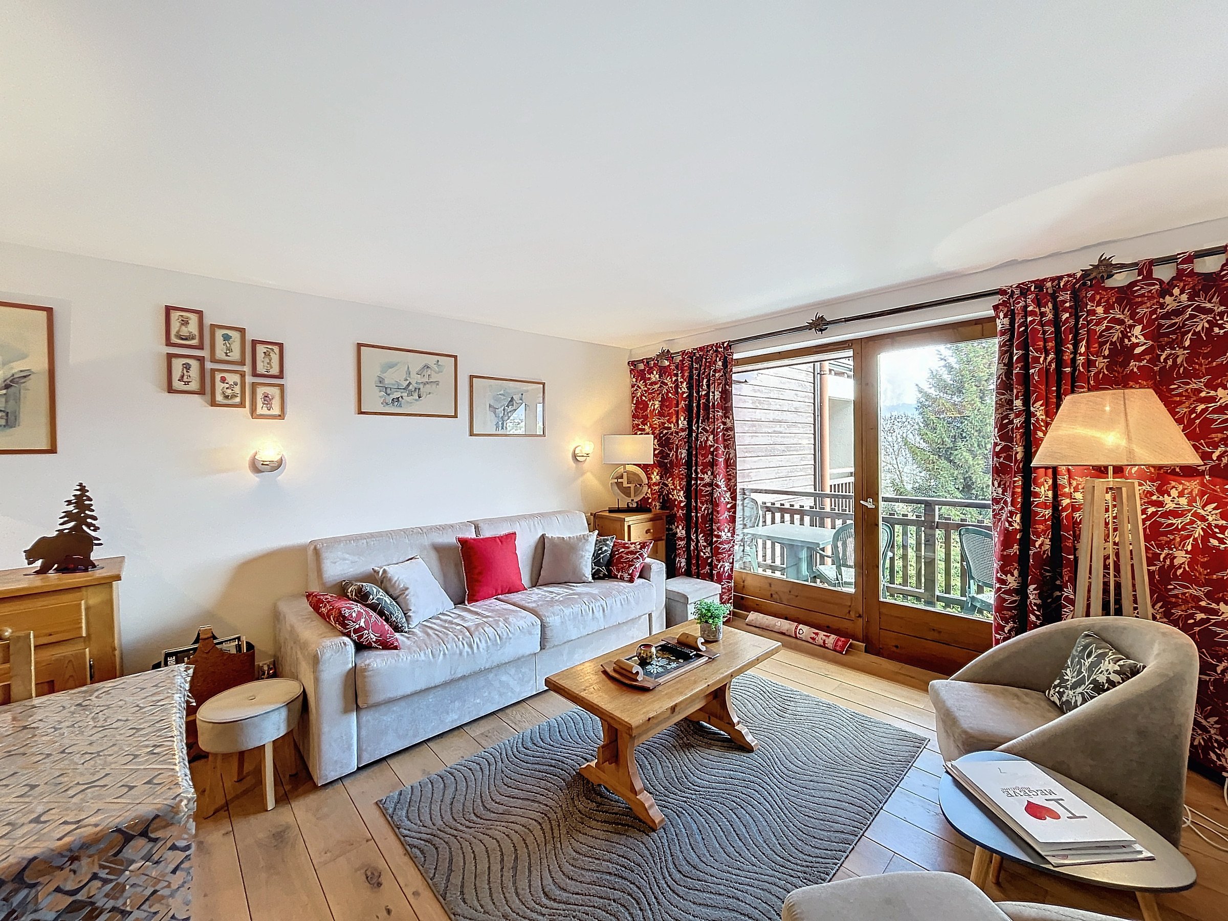 Appartement Combloux, 2 pièces, 4 personnes - Appartement 2 pièces avec terrasse et parking à Combloux FR-1-560-151 - Combloux