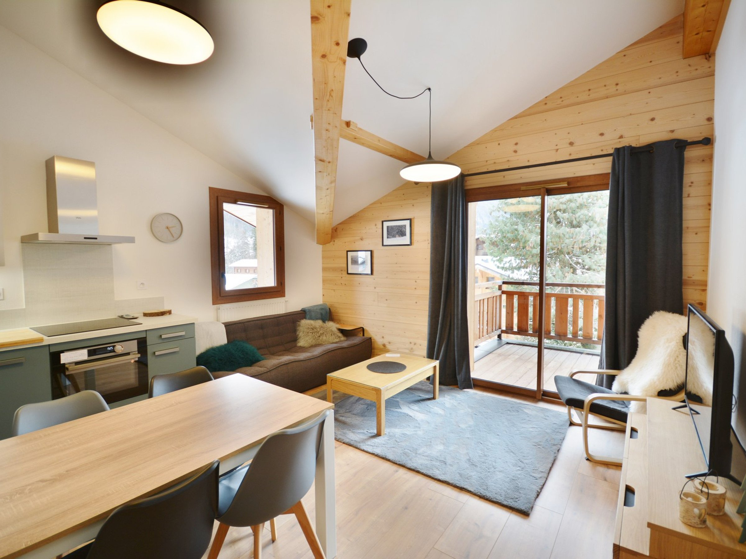 Appartement Morzine, 3 pièces, 4 personnes - Charmant T3 à Morzine, proches des pistes, parking & wifi FR-1-684-18 - Morzine