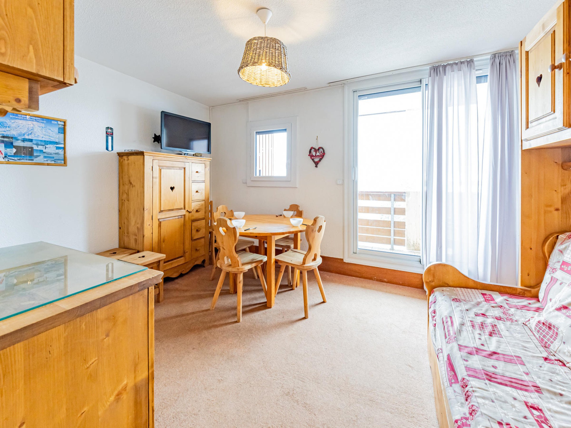 Studio 4 Personen - Résidence Le Val Blanc 1 - Saint François Longchamp